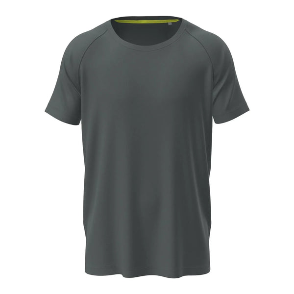 T-shirt Active 140 Raglan grigio / S - personalizzabile con logo