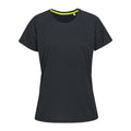 T-shirt Active 140 Raglan nero / XS - personalizzabile con logo