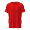 T-shirt Active 140 Raglan rosso / S - personalizzabile con logo