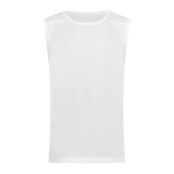 T-shirt Active 140 Sleeveless bianco / S - personalizzabile con logo