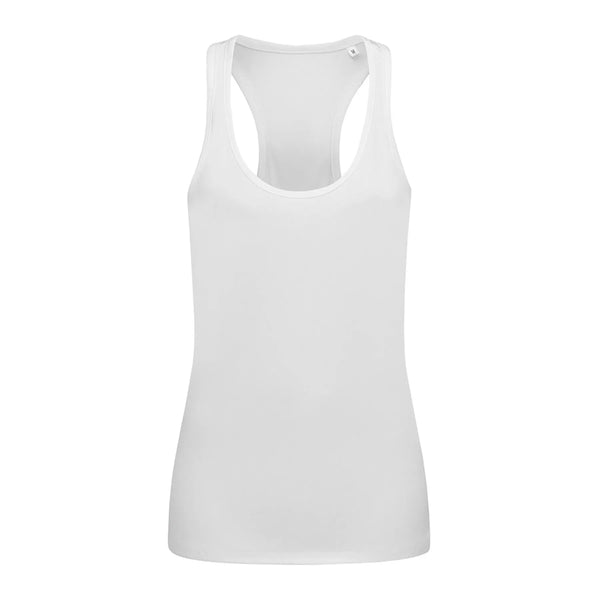T-shirt Active 140 Tank bianco / S - personalizzabile con logo
