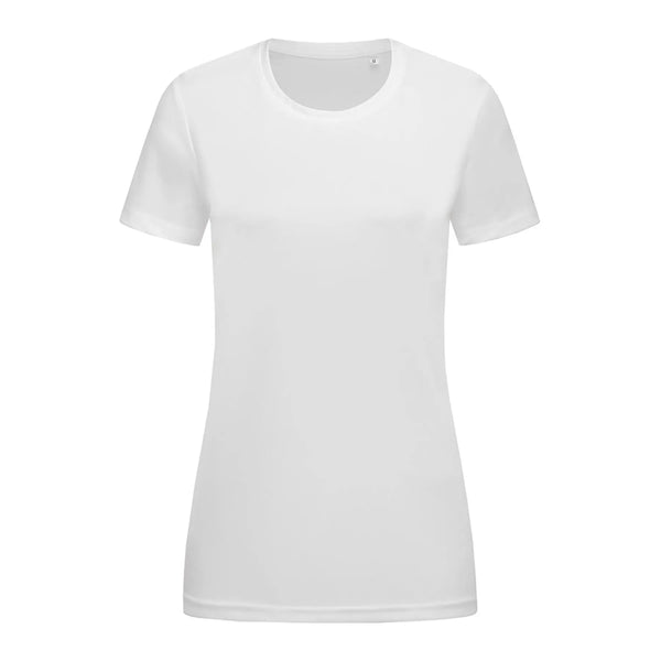 T-shirt Active Sports-t bianco / XS - personalizzabile con logo