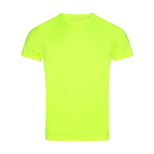 T-shirt Active Sports-t giallo / S - personalizzabile con logo