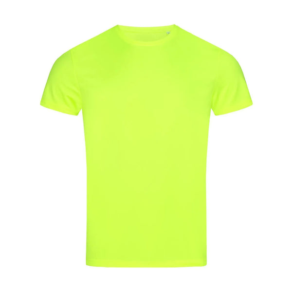 T-shirt Active Sports-t giallo / S - personalizzabile con logo