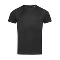 T-shirt Active Sports-t nero / S - personalizzabile con logo