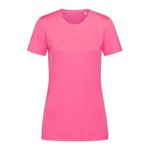T-shirt Active Sports-t rosa / S - personalizzabile con logo