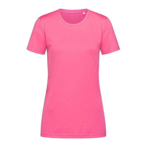 T-shirt Active Sports-t rosa / S - personalizzabile con logo