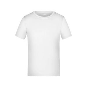 T-shirt Active-t Junior bianco / M - personalizzabile con logo