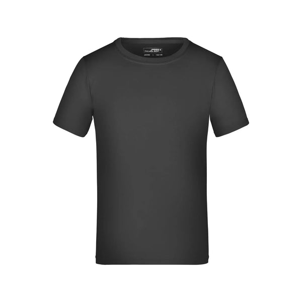 T-shirt Active-t Junior nero / M - personalizzabile con logo