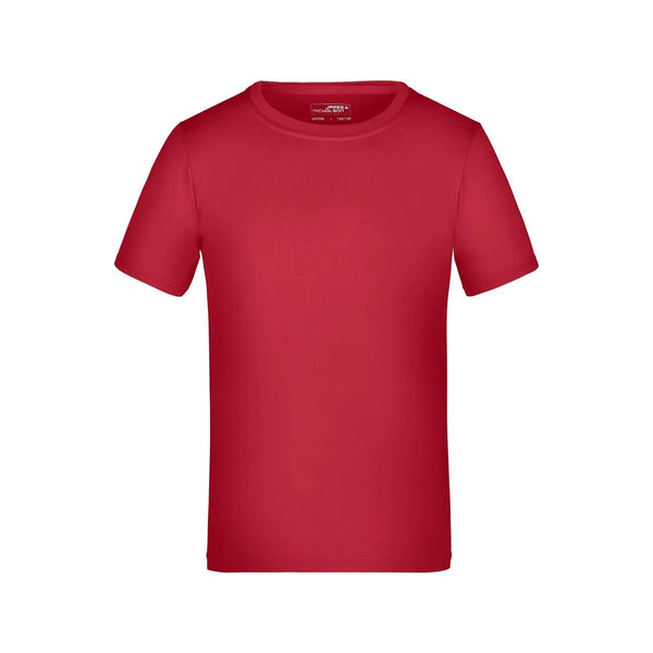 T-shirt Active-t Junior rosso / M - personalizzabile con logo