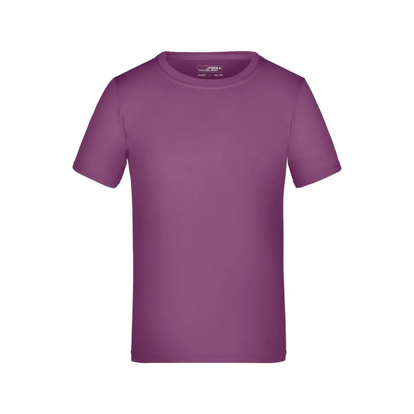 T-shirt Active-t Junior viola / M - personalizzabile con logo