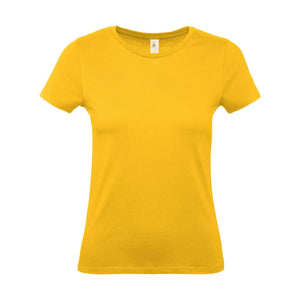T-shirt B&C #E150 Donna arancione / XS - personalizzabile con logo