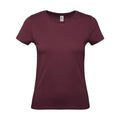 T-shirt B&C #E150 Donna bordeaux / XS - personalizzabile con logo