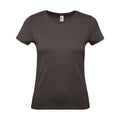 T-shirt B&C #E150 Donna marrone / XS - personalizzabile con logo