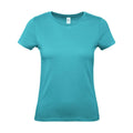T-shirt B&C #E150 Donna real turquoise / XS - personalizzabile con logo