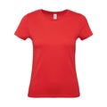 T-shirt B&C #E150 Donna red / XS - personalizzabile con logo