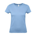 T-shirt B&C #E150 Donna sky blue / XS - personalizzabile con logo