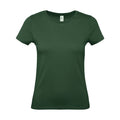 T-shirt B&C #E150 Donna verde / XS - personalizzabile con logo