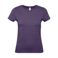T-shirt B&C #E150 Donna viola / XS - personalizzabile con logo