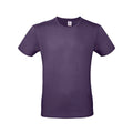 T-shirt B&C #E150 viola / XS - personalizzabile con logo