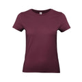 T-shirt B&C #E190 Donna bordeaux / XS - personalizzabile con logo