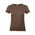T-shirt B&C #E190 Donna marrone / XS - personalizzabile con logo
