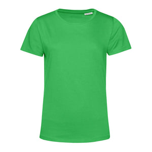 T-shirt B&C #inspire E150 Donna verde / XS - personalizzabile con logo