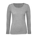 T-shirt B&C Inspire Manica Lunga T Donna grigio / XS - personalizzabile con logo