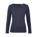 T-shirt B&C Inspire Manica Lunga T Donna navy blue / XS - personalizzabile con logo