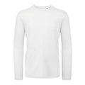 T-shirt B&C Inspire Manica Lunga T Uomo bianco / S - personalizzabile con logo