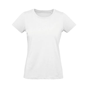 T-shirt B&C Inspire Plus T Donna bianco / XS - personalizzabile con logo