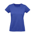 T-shirt B&C Inspire Plus T Donna blu / XS - personalizzabile con logo