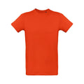 T-shirt B&C Inspire Plus T Uomo rosso / S - personalizzabile con logo