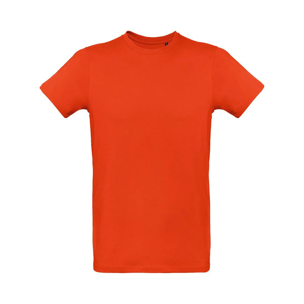 T-shirt B&C Inspire Plus T Uomo rosso / S - personalizzabile con logo