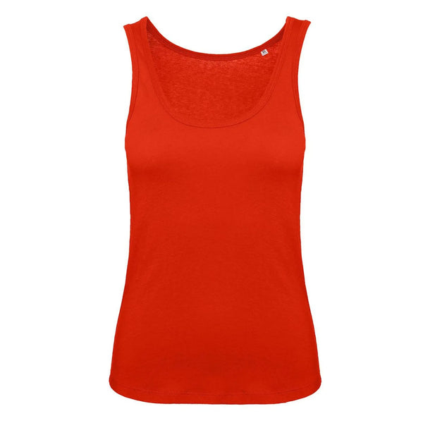 T-shirt B&C Inspire Tank T Donna rosso / XS - personalizzabile con logo
