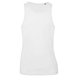 T-shirt B&C Inspire Tank T Uomo bianco / S - personalizzabile con logo