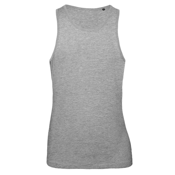 T-shirt B&C Inspire Tank T Uomo grigio / S - personalizzabile con logo