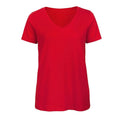 T-shirt B&C Inspire V T Donna rosso / XS - personalizzabile con logo