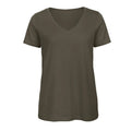 T-shirt B&C Inspire V T Donna verde / XS - personalizzabile con logo