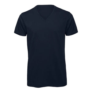 T-shirt B&C Inspire V T Uomo blu / S - personalizzabile con logo