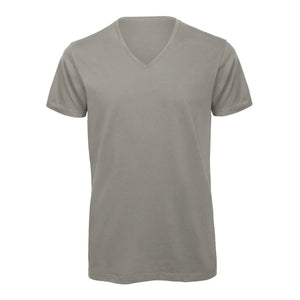 T-shirt B&C Inspire V T Uomo grigio / S - personalizzabile con logo
