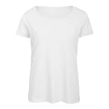 T-shirt B&C Triblend Donna bianco / XS - personalizzabile con logo