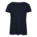 T-shirt B&C Triblend Donna navy / XS - personalizzabile con logo