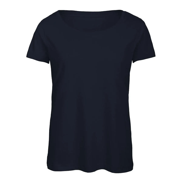 T-shirt B&C Triblend Donna navy / XS - personalizzabile con logo