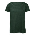 T-shirt B&C Triblend Donna verde / XS - personalizzabile con logo