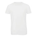 T-shirt B&C Triblend Uomo bianco / S - personalizzabile con logo