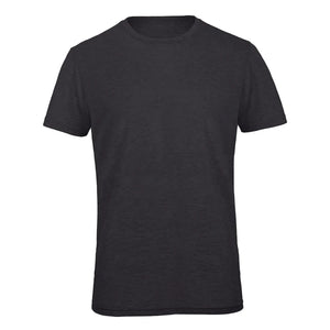T-shirt B&C Triblend Uomo grigio / S - personalizzabile con logo