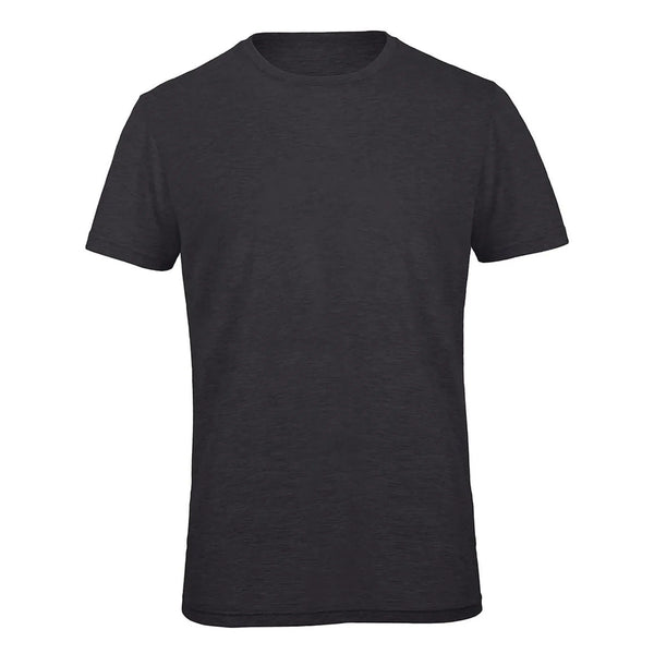 T-shirt B&C Triblend Uomo grigio / S - personalizzabile con logo