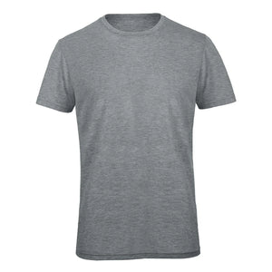 T-shirt B&C Triblend Uomo heather light grey / S - personalizzabile con logo