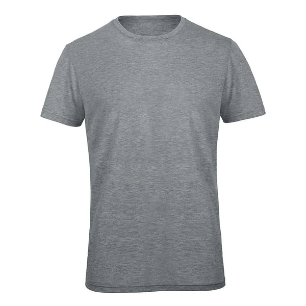 T-shirt B&C Triblend Uomo heather light grey / S - personalizzabile con logo